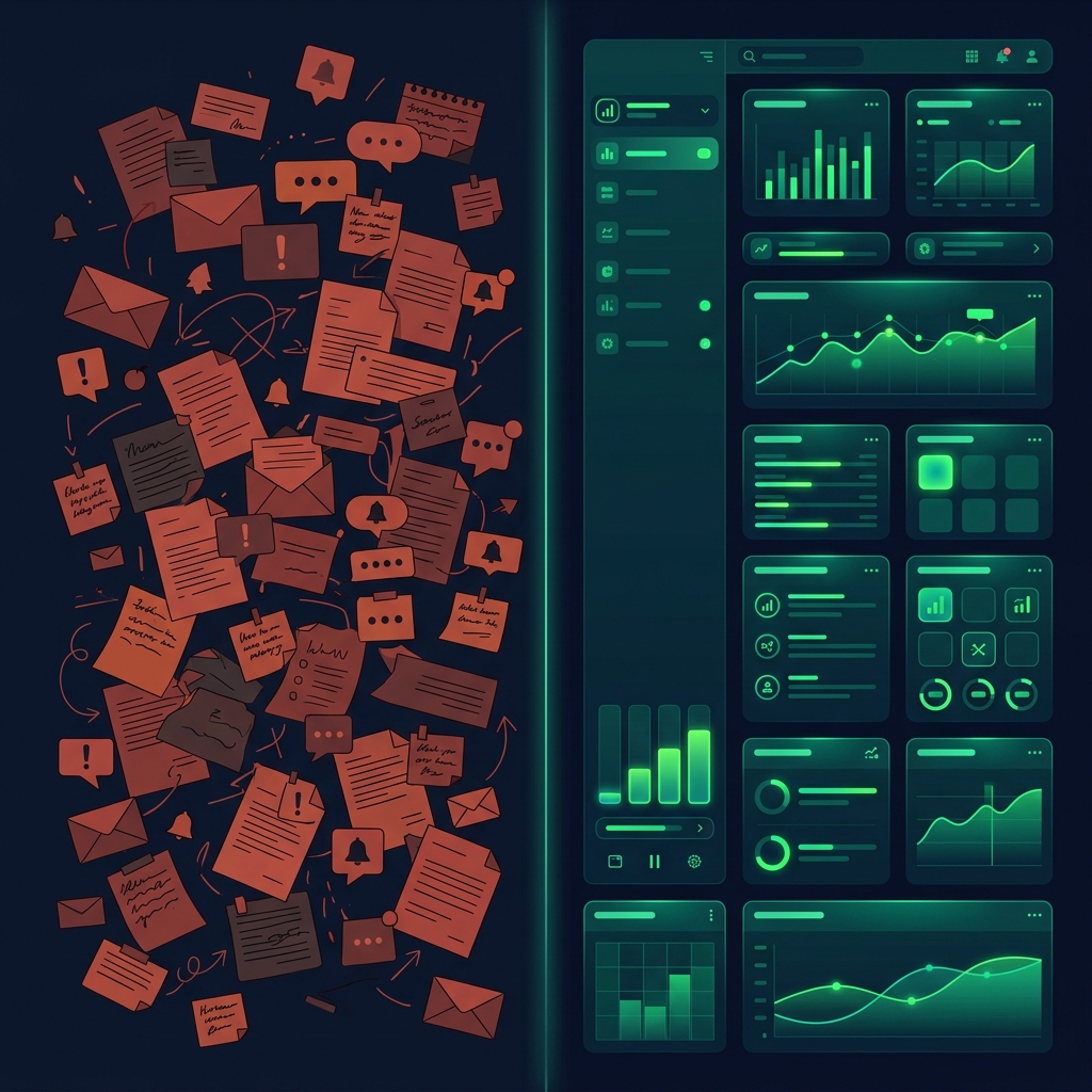 Caos vs Sistema Organizado
